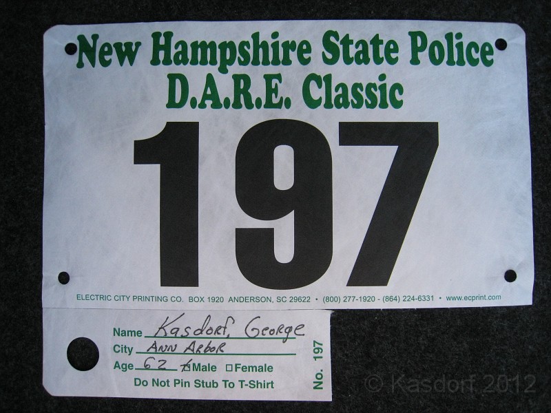 2012-08 DARE 5K 095.jpg - The NH State Police 22nd Annual D.A.R.E 5K. The course runs around the New Hampshire Motor Speedway NASCAR track in Loudon NH. August 8, 2012.